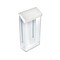 Azar Outdoor Trifold Brochure Holder, 4 x 9, Clear/White Acrylic, 2/Pack (252961)