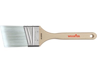 Wooster Brush Silver Tip 2.5 Polyester Angle Brush, 6/Box (0052210024)
