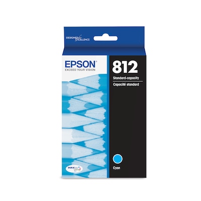 Epson T812 Cyan Standard Yield Ink Cartridge   (T812220-S)