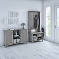 Bush Furniture Salinas Entryway Storage Set with Hall Tree, Shoe Bench and Accent Cabinet, Cape Cod
