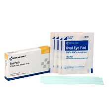 First Aid Only Sterile Eye Pads, 4/Box (7-002)