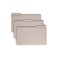 Smead File Folder, Reinforced 1/3-Cut Tab, Legal Size, Gray, 100/Box (17334)