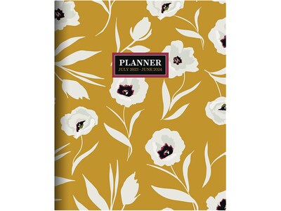 2023-2024 TF Publishing Field of Goldenrod 9 x 11 Academic Monthly Planner, Paperboard Cover, Mult