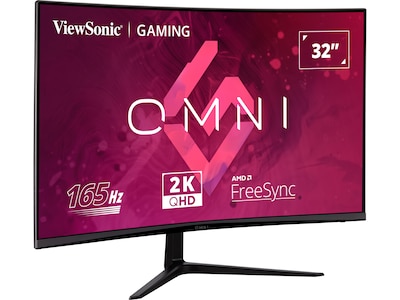 ViewSonic OMNI 32 Curved 165 Hz LCD Gaming Monitor, Black (VX3218C-2K)