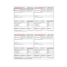 TOPS Employees Copies Cut Sheet 2023 W-2 Tax Form, 1-Part, 100/Pack (LW24UPALT100)