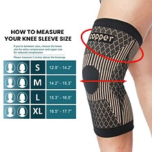 Extreme Fit Nylon Knee Sleeve, Small (EF-ELBCNS-M)