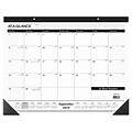 2024-2025 AT-A-GLANCE 21.75 x 17 Academic Monthly Desk Pad Calendar, White/Black (SK2416-00-25)
