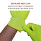 Ergodyne ProFlex 7040 Seamless Knit Cut Resistant Gloves, Food Safe, ANSI A4, Lime, Large, 1 Pair (18014)