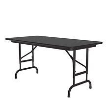 Correll Folding Table, 48x24 , Black Granite (CFA2448TF-07)
