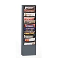 Durham® Steel Literature Rack; 11 Pocket, For 8-1/2W Paper, Grey