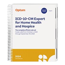 2024 ICD-10 Expert for Home Health & Hospice, Spiral with guidelines (BGITHA24)