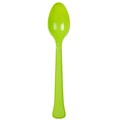 JAM PAPER Premium Utensils Party Pack, Plastic Spoons, Lime Green, 48 Disposable Spoons/Pack