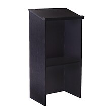 AdirOffice 45.8 Podium Lectern with Cover, Black (661-01-BLK)