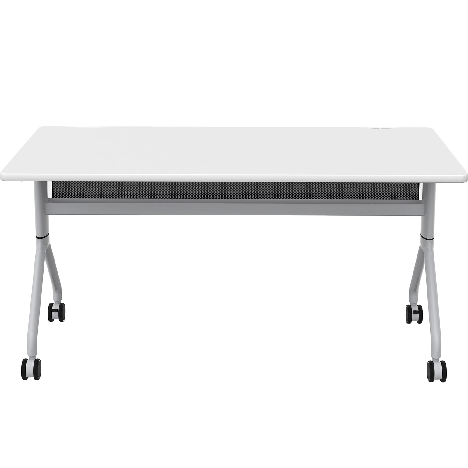 Safco Rumba Training Room Table, 30 x 60, Designer White (RBA6030FLSLDSWT)