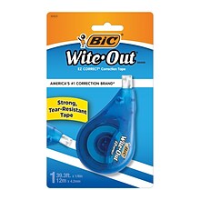 BIC Wite-Out EZ Correct Correction Tape, White (50523/WOTAPP1)