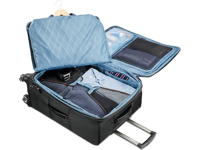 Samsonite Pro 28 Suitcase, 4-Wheeled Spinner, TSA Checkpoint Friendly, Black (127374-1041)