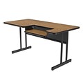 Correll Training Room Table, 72x30, Medium Oak (BL3072TF-06)