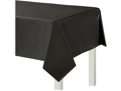 Amscan Party Table Cover, Jet Black, 2/Pack (579592.10)