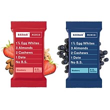 RX Bar Minis Protein Bars, Strawberry/Blueberry, 0.9 oz., 8 Bars/Box (19390800737)