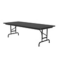 Correll Folding Table, 72x30 , Black Granite (CFA3072TF-07)
