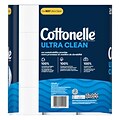 Cottonelle Ultra CleanCare 1-Ply Standard Toilet Paper, White, 312 Sheets/Roll, 24 Mega Rolls/Pack (