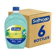 Softsoap Antibacterial Liquid Hand Soap Refill, Fresh Citrus Scent, 50 Fl. Oz., 6/Carton (US05266ACT