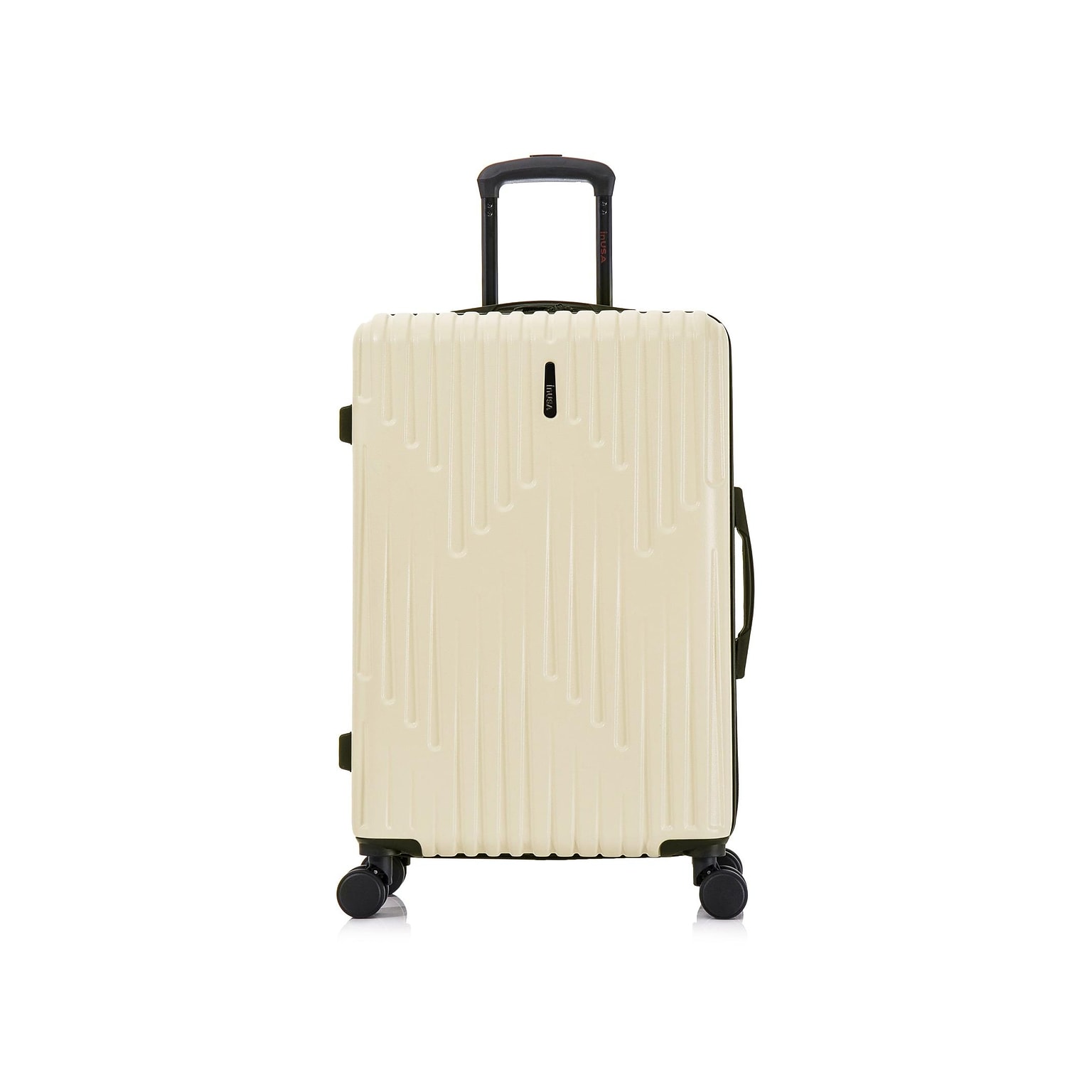 InUSA Drip 28.37 Hardside Suitcase, 4-Wheeled Spinner, Sand (IUDRI00M-SAN)