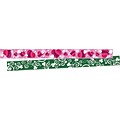 Barker Creek Multi-Color Double Sided Trim,  Hearts and Clover, 12/Pack