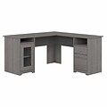 Bush Furniture Cabot 60W L Shaped Computer Desk, Modern Gray (WC31330-03K)