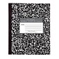 Roaring Spring Paper Products 1-Subject Composition Notebooks, 7" x 8.5", Wide Ruled, 48 Sheets, Black (77333)