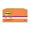Post-it Super Sticky Notes, 3 x 3, Energy Boost Collection, 90 Sheet/Pad, 12 Pads/Pack (65412SSUC)