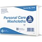 Dynarex Personal Cleansing Washcloth, 10" x 13", 50/Box, 3 Boxes/Pack (1315)