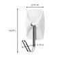 Command Small Wire Toggle Hooks, White, Damage Free Organizing of Dorm Rooms, 28 Hooks, 32 Command Strips (17067-MPESBU)