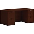 HON Mod 66W Computer Desk, Traditional Mahogany (HLPLDS66PSTM1)