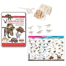 Round World Products Wonders of Learning Tin Set, Discover Dinosaurs, 2 Sets (RWPTS03BN)