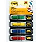 Post-it® Arrow Flags, 0.47" Wide, Assorted Primary Colors, 96 Flags/Pack (684-ARR3)