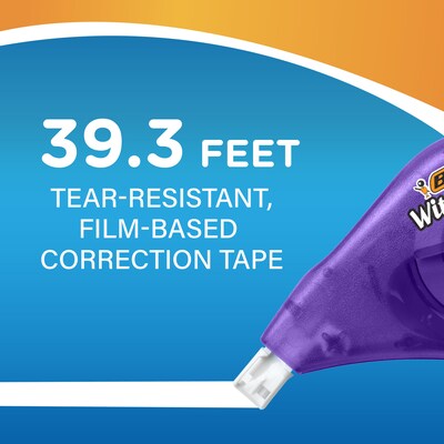 BIC Wite-Out EZ Correct Correction Tape, White, 18/Pack (WOTAP18-WHI)