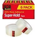 Scotch® Super-Hold Tape Refill, 3/4 x 27.77 yds., 6 Rolls (700K6)