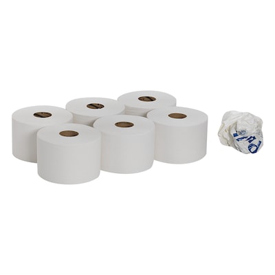 SofPull CenterPull Toilet Paper, 2-Ply, White, 1000 Sheets/Roll, 6 Rolls/Carton (19510/19500)