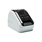 Brother Desktop Thermal Label Printer, Glossy Black/White (QL-810Wc)