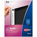 Avery Binder Spine Inserts, For 1-1/2 Inch Ring Binders, 25 Cardstock View Binder Spine ID Inserts (