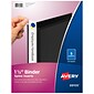 Avery Binder Spine Inserts, For 1-1/2 Inch Ring Binders, 25 Cardstock View Binder Spine ID Inserts (89105)