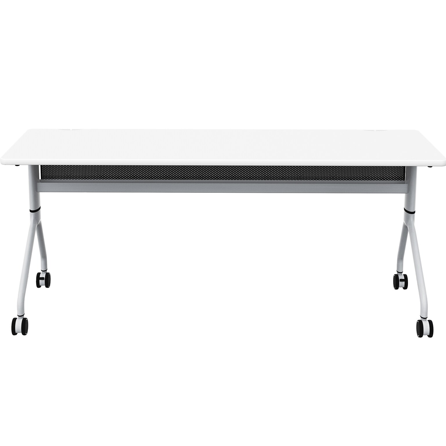 Safco Rumba Training Room Table, 24 x 72, Designer White (RBA7224FLSLDSWT)