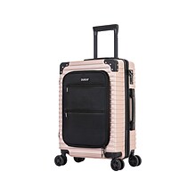 DUKAP TOUR Polycarbonate/ABS Hardside Carry-On Suitcase, Champagne (DKTOU00S-CHA)