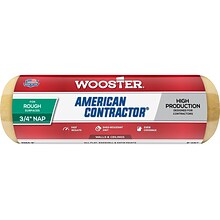 Wooster Brush American Contractor Paint Roller Cover, 9L, 0.75 Nap, Dozen (00R5640090)