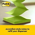 Post-it Pop Up Sticky Notes, 3 x 3 in., 18 Pads, 100 Sheets/Pad, The Original Post-it Note, Floral F