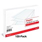 Staples® Lined Index Cards, 5" x 8", White, 100 Cards/Pack (ST51016-CC)