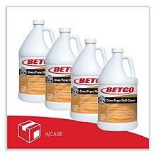 Betco Oven/Fryer/Grill Cleaner, Characteristic Scent, 1 Gal. Bottle, 4/Carton (BET10010400)