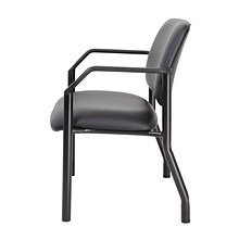 Boss Office Products Vinyl Guest Chair, Black (B9591AM-BK-500)