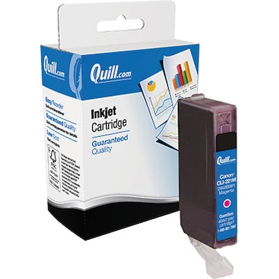 Quill Brand Remanufactured Ink Cartridge Comparable to Canon® CLI-221M Magenta (100% Satisfaction Gu